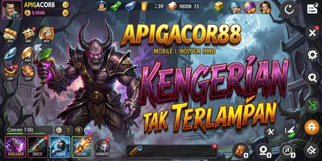 Tangkapan layar gameplay menegangkan dari APIGACOR88.