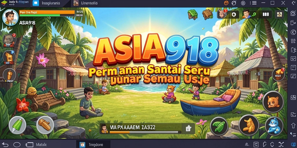 Tangkapan layar yang menampilkan gameplay santai dan mengasyikkan ASIA918.