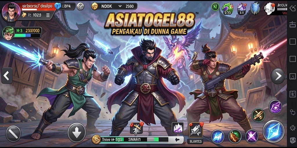 Tampilan gameplay seru dalam ASIATOGEL88 yang menunjukkan pertarungan karakter.