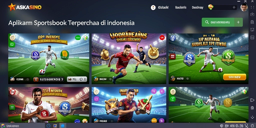 Screenshot utama ASKASINO saat bermain sportsbook online.
