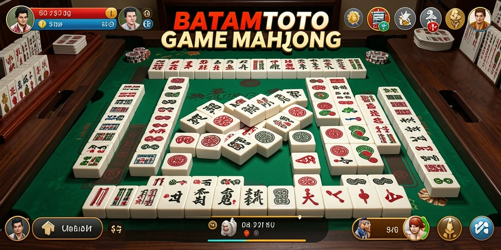 Screenshot gameplay BATAMTOTO yang menunjukkan keseruan bermain Mahjong.