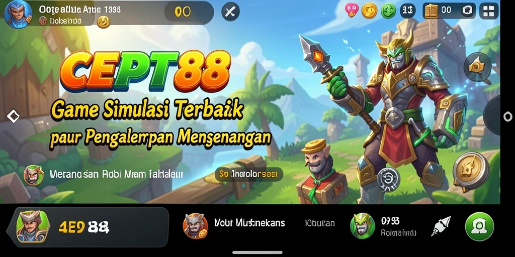 Tampilan gameplay menakjubkan CEPAT88 dengan simulasi mendalam.