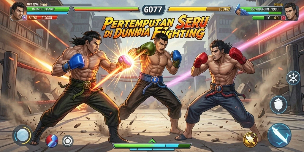 Gameplay seru GOTO77 dengan aksi pertarungan yang mendebarkan.