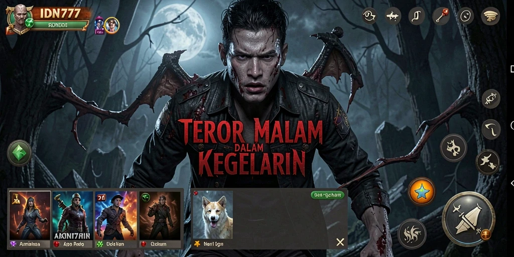 Gameplay menegangkan dalam suasana kelam dan horor.
