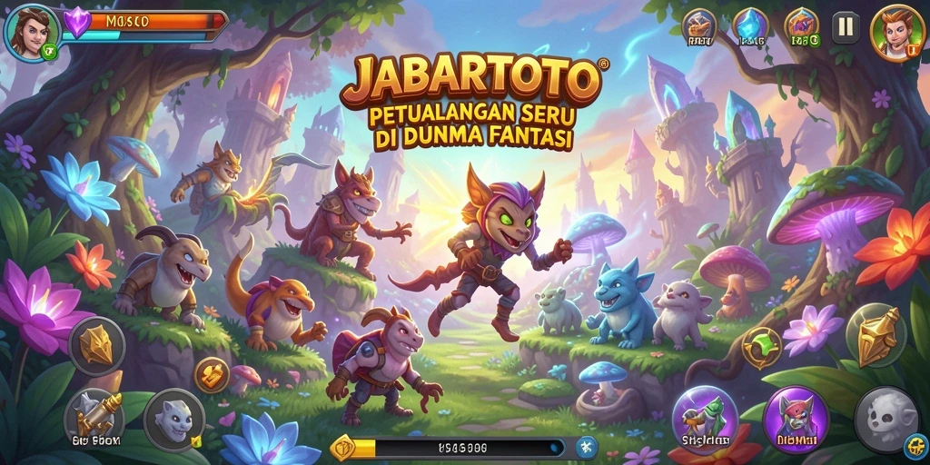 Screenshot gameplay JABARTOTO menampilkan aksi mendebarkan dan eksplorasi luas.