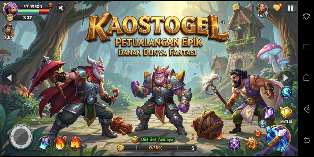 Gameplay seru dalam dunia RPG yang penuh petualangan.