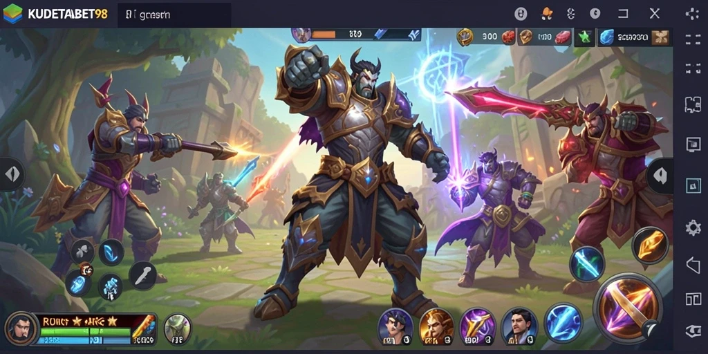 Gameplay seru dan menantang dalam KUDETABET98