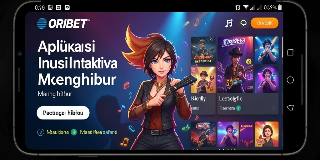 Tampilan gameplay ORIBET yang menyenangkan dan interaktif.