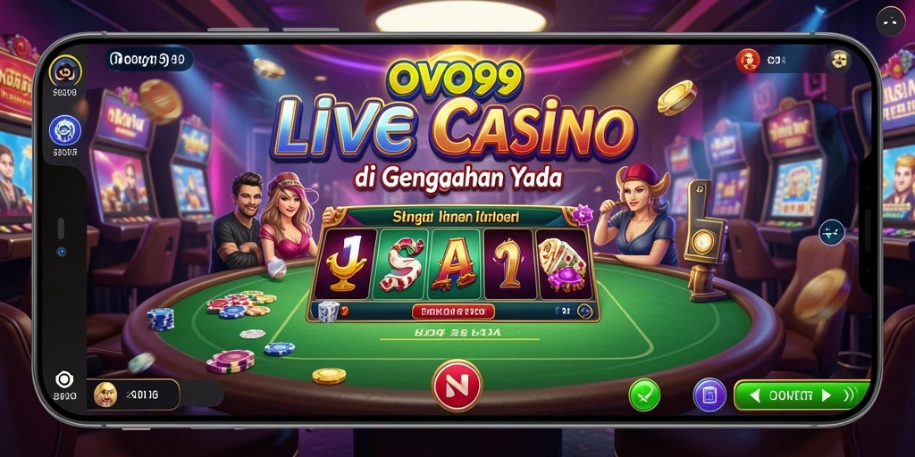 Screenshot gameplay Live Casino yang mengasyikkan di OVO99.