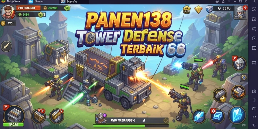 Gameplay seru Tower Defense di PANEN138.