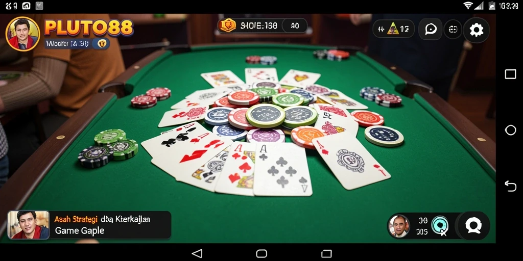 Tampilan gameplay seru di PLUTO88 dengan antar muka yang menarik.