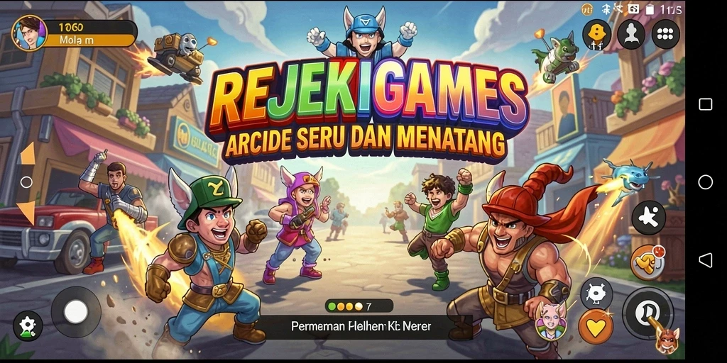 Gambaran gameplay seru dari REJEKIGAMES yang menantang.
