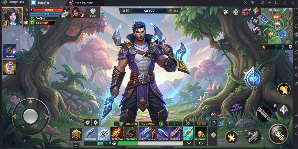 Gameplay epik dalam dunia SKY77 yang memukau.
