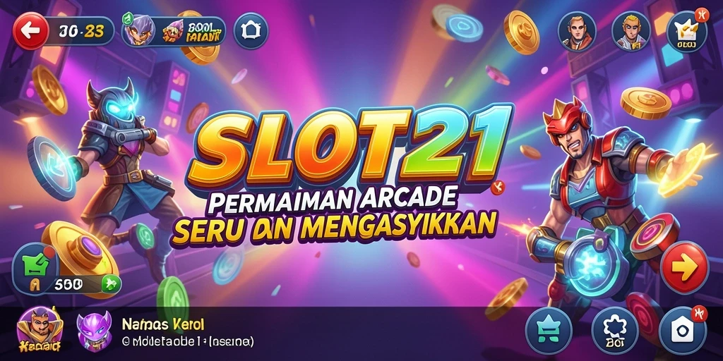 Tampilan gameplay SLOT21 dengan mesin slot yang menarik.