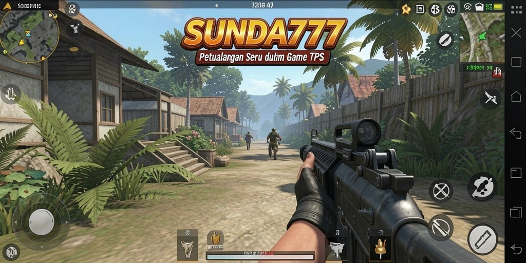 Screenshot SUNDA777 menampilkan pertarungan seru dalam TPS.