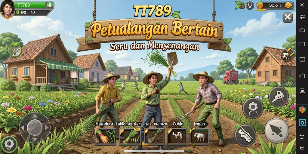 Screenshot gameplay TT789 dengan petualangan bertani yang seru.